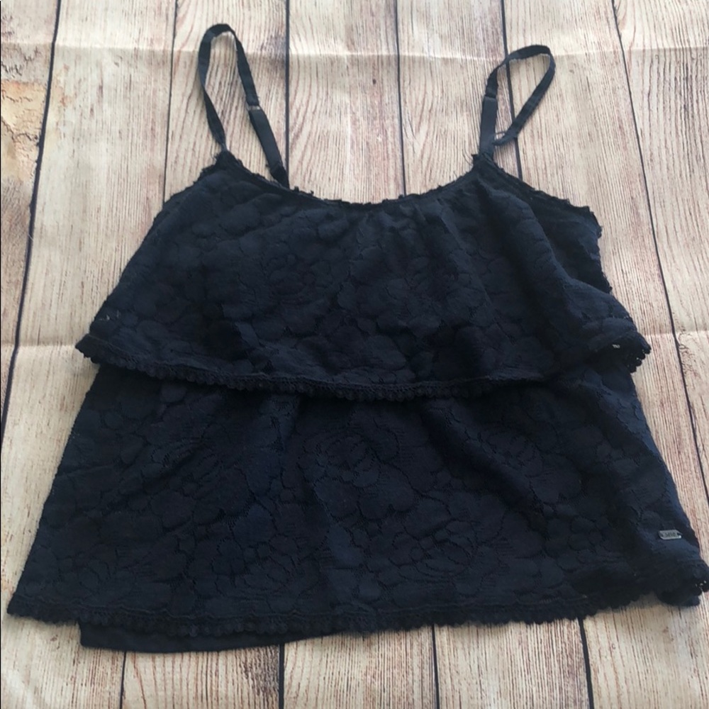Aeropostale Navy Lace Tank Top, size XS.